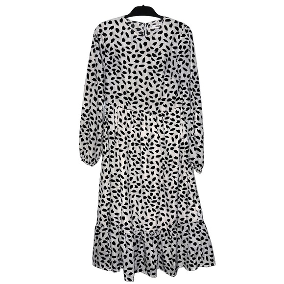 Missguided Midi Dress Size 4 Classy Normcore Preppy Fall Easy Lightweight - Picture 1 of 15